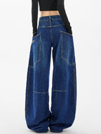 Machete O Shaped Baggy Cargo Jeans