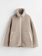Lambswool polar fleece vintage jacket