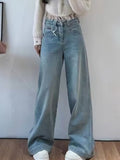 Wash Make Old Straight Tubes Boyfriend Jeans