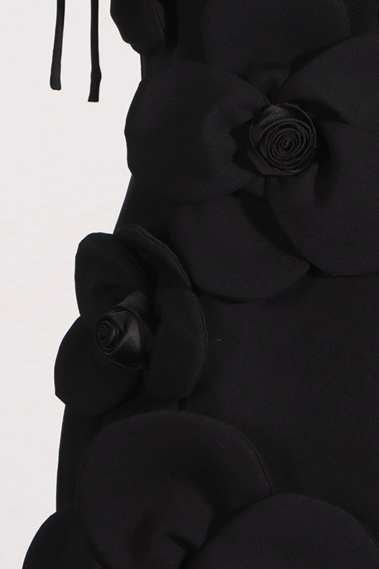 Spaghetti Strap Floral Patchwork Panel Bodycon Mini Dress