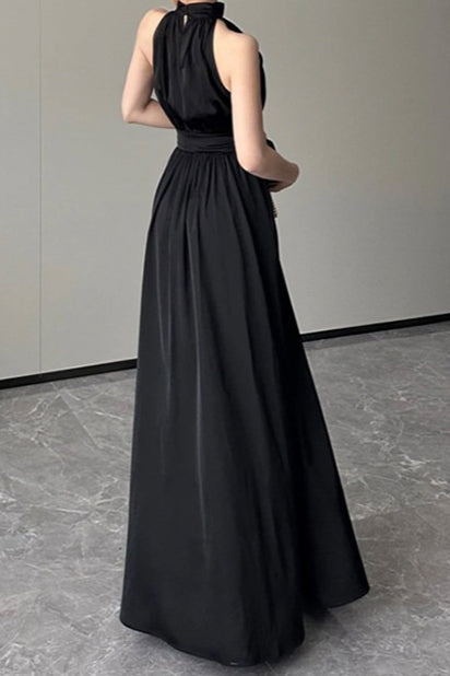 Sleeveless Maxi With Side Slit Dress