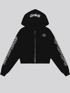 Retro Cross Letter Print Hoodie Sweatshirts