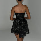 Everything You Love Sparkle Corset Mini Dress