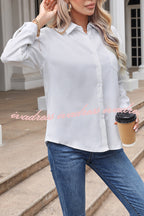 Tiko Miko Corduroy Button Down Long Sleeve Pocket Striped Shirt