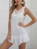 Backless Hollow-out Dress