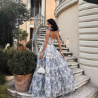 Backless Sexy Deep V Prom Dress