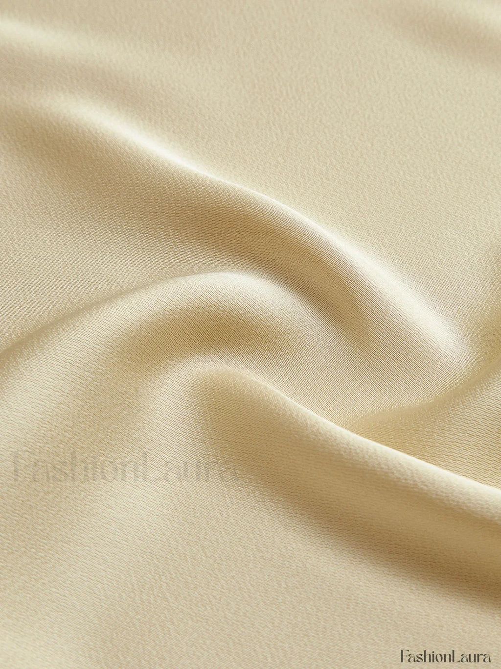 Apricot Backless Satin Long Dress