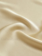 Backless Vacation Satin Long Dress