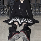 Baggy Lace Gothic Lolita Cake Skirt