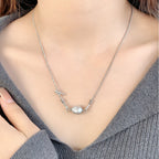 Baroque Pearl and Cubic Zirconia Cuban Link Necklace