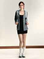 Fitted Spaghetti Strap Mini Dress - Soft Jersey Bodycon Tank Dress