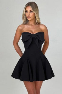 Bow Backless Dress