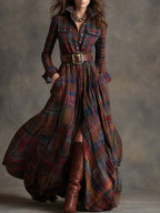 | Classic Button-Up Shirt Dress