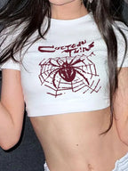 Spider Print Short Sleeve Tee