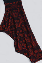 Punk Fitted Halloween Gothic Dress