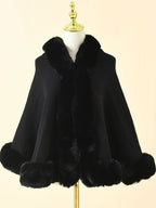 Wedding Cape Faux Fur Shawl Bridal Winter Outerwear