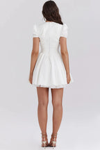 ROSIE MINI DRESS - WHITE