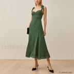 Beach Sweetheart Midi Floral Dress