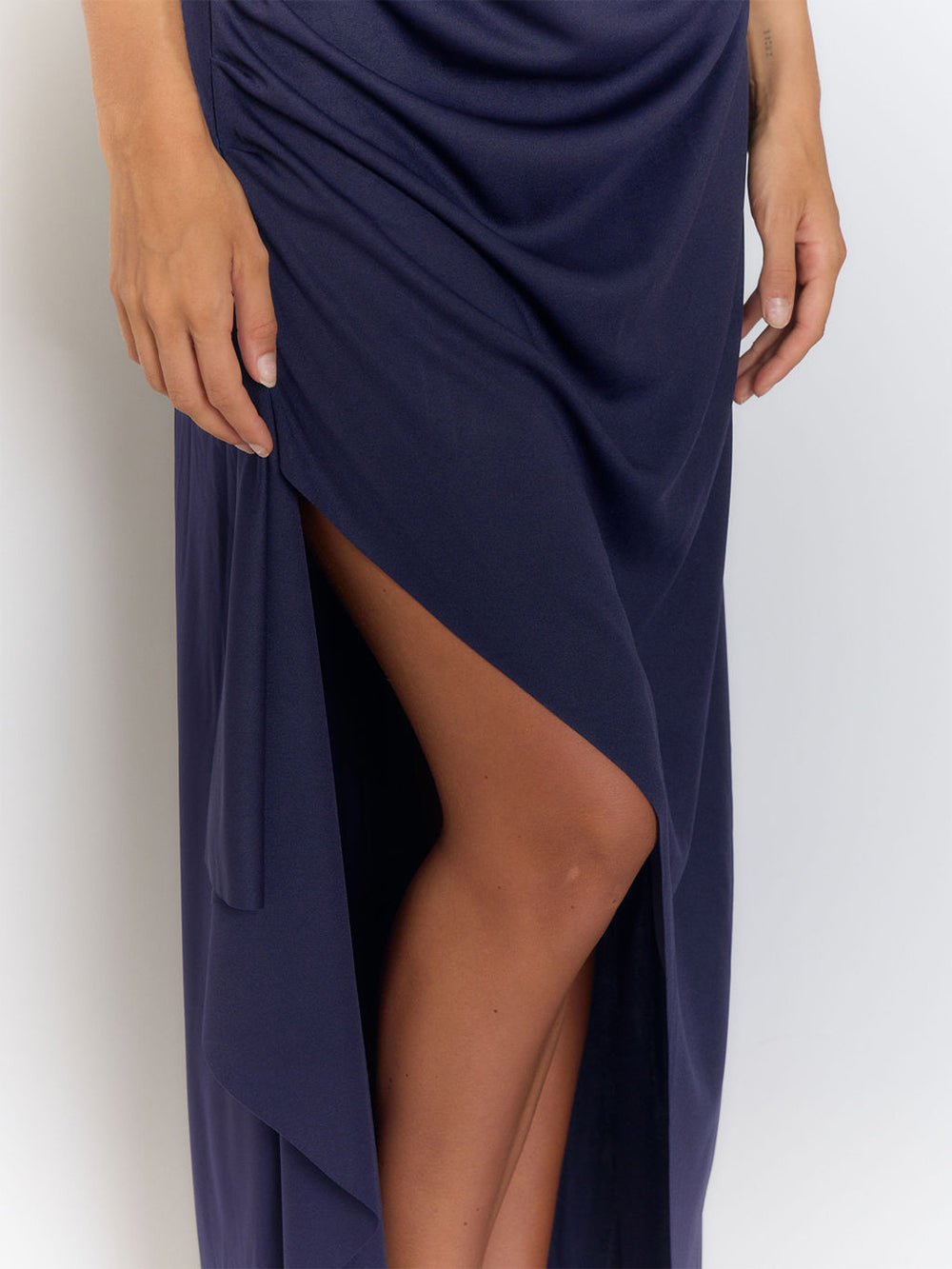 Harper Bandeau Slit Maxi Dress
