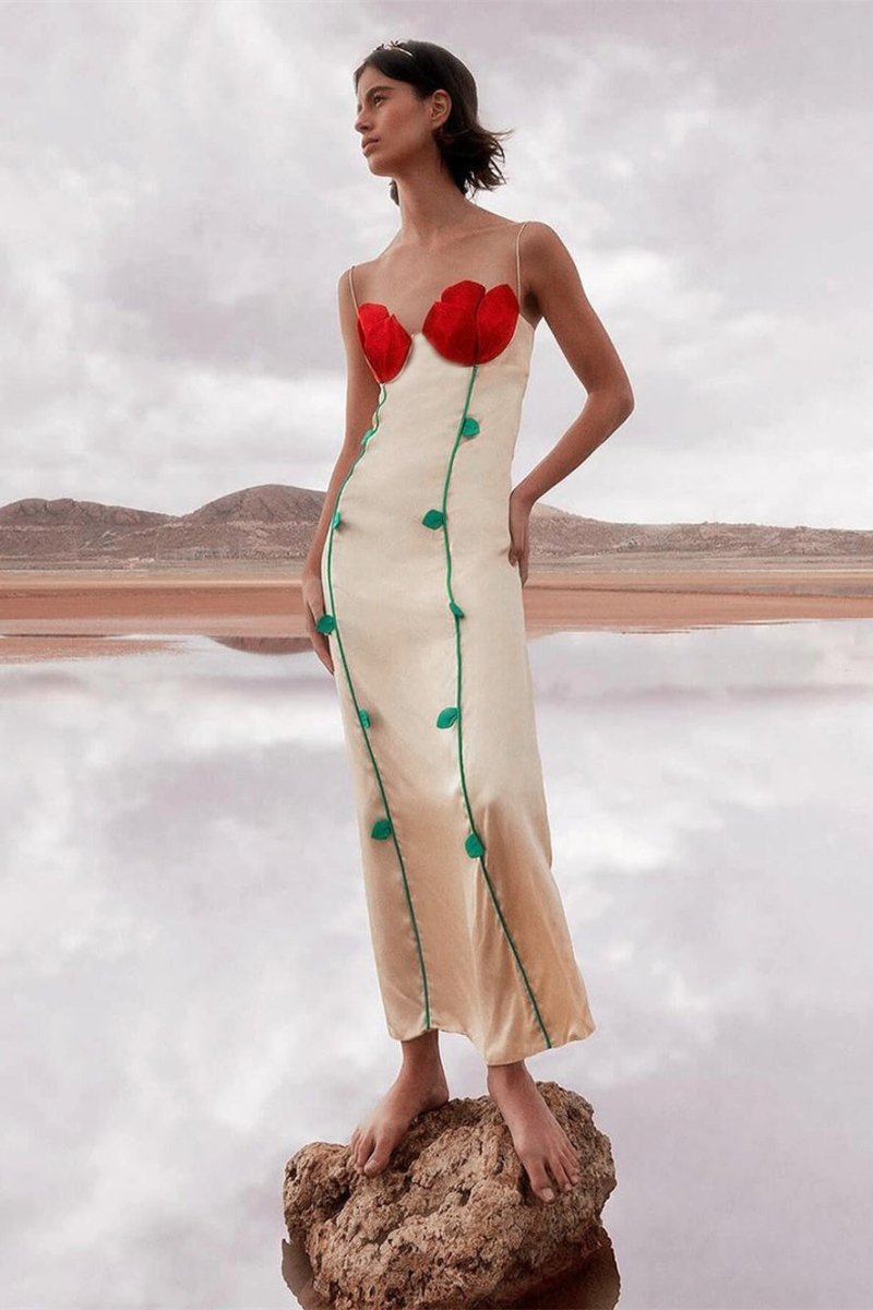 | Maxi Dress with High Slit