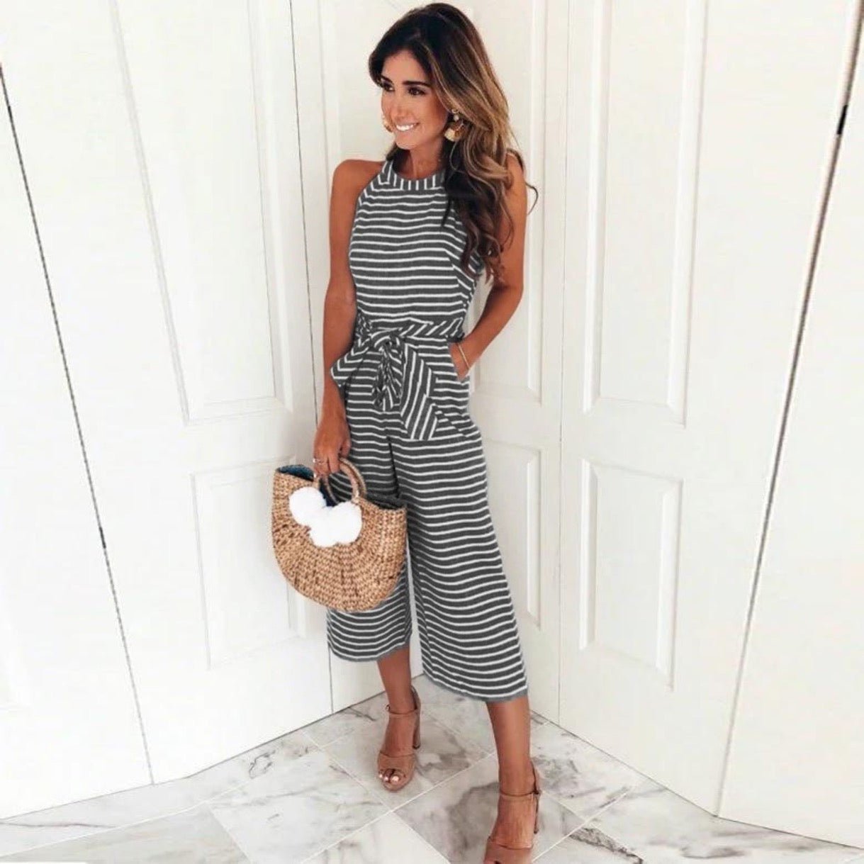 Celia | Striped Jumpsuit