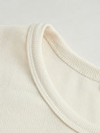 Cutout Irregular Neckline Long Sleeve Tee