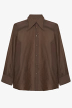 Retro Sheer Loose Long-sleeved Casual Shirt