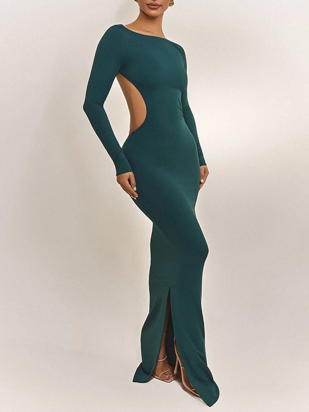 Bianca Backless Maxi Dress