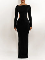 Bianca Backless Maxi Dress