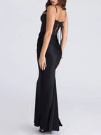 Bianca Corset Ruched Maxi Dress