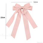 Black and White Bow Top Clip Hair Accessory