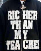 Black Retro Demon Slayer Hoodie