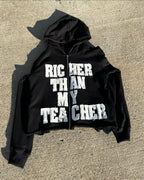 Black Retro Demon Slayer Hoodie