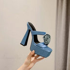Black Roman Elastic Fabric Sexy Peep Toe Slip-on Thin High Heel Mid Calf Cool Booties Modern High Heel