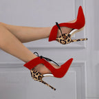 Black Sexy Thigh High Over The Knee Leather Boots Pointed Toe 11.5CM High Heels Stiletto Club High Heel