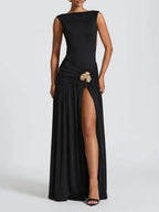 Blake Pleated Maxi Dress