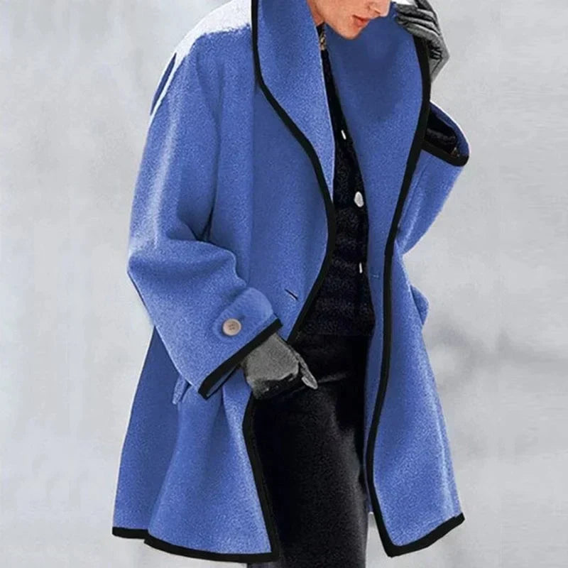 | Warm trench coat in neutral color