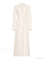Blazer Notched Collar Double-Breasted Overcoat