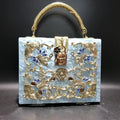 Bling Sequined Heart Evening Clutch Bag