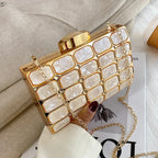 Block Designer Evening Clutch Wristlet