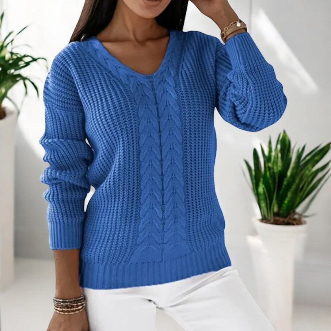 | Cable knit sweater