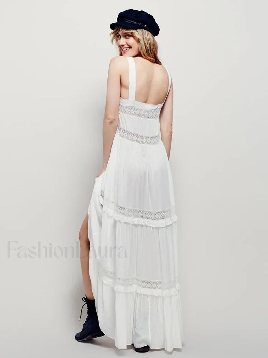 Cotton Strap Maxi Dress