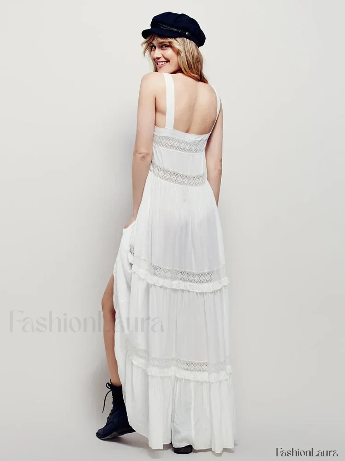 Cotton Strap Maxi Dress