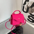 Blue Subaxillary Korean Fashion Shoulder Handbag