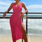 Bohemian Slim Long Beach Cover Up
