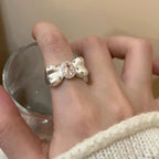 Bow Affection Pendant Gothic Circle