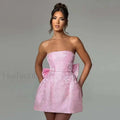 Bow Bandage Party Mini Dress