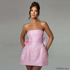 Bow Bandage Mini Dress