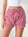 Bow Plaid Dots Bloomer Short