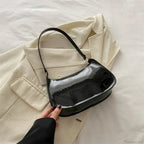 Bright Color Solid Square Shoulder Bag